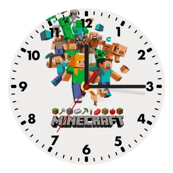 Minecraft adventure, Ρολόι τοίχου ξύλινο (20cm)