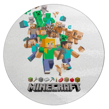Minecraft adventure, Επιφάνεια κοπής γυάλινη στρογγυλή (30cm)