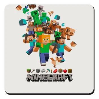 Minecraft adventure, Τετράγωνο μαγνητάκι ξύλινο 9x9cm