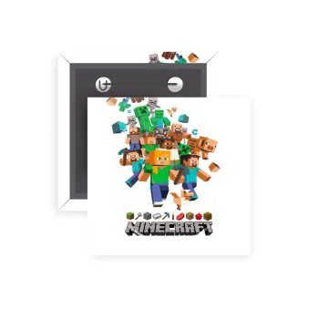 Minecraft adventure, Κονκάρδα παραμάνα τετράγωνη 5x5cm