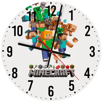 Minecraft adventure, Ρολόι τοίχου ξύλινο (30cm)
