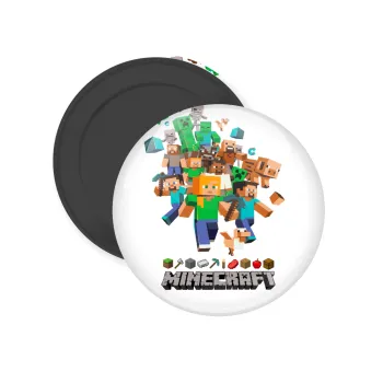 Minecraft adventure, Μαγνητάκι ψυγείου στρογγυλό διάστασης 5cm