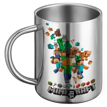 Minecraft adventure, BIG Mug Stainless steel double wall (450ml)