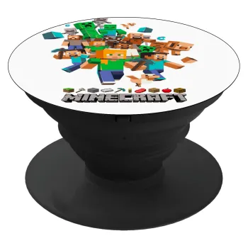 Minecraft adventure, Phone Holders Stand  Μαύρο Βάση Στήριξης Κινητού στο Χέρι