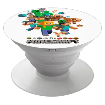 Minecraft adventure, Phone Holders Stand  White Hand-held Mobile Phone Holder