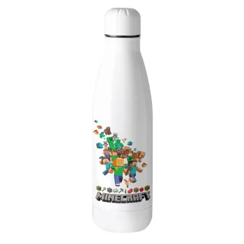 Minecraft adventure, Μεταλλικό παγούρι θερμός (Stainless steel), 500ml