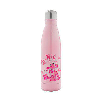 The pink panther, Metal mug thermos Pink Iridiscent (Stainless steel), double wall, 500ml