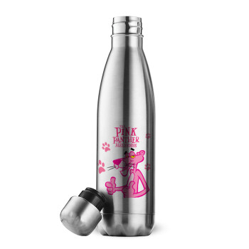 The pink panther, Inox (Stainless steel) double-walled metal mug, 500ml