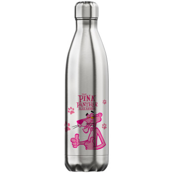 The pink panther, Inox (Stainless steel) hot metal mug, double wall, 750ml