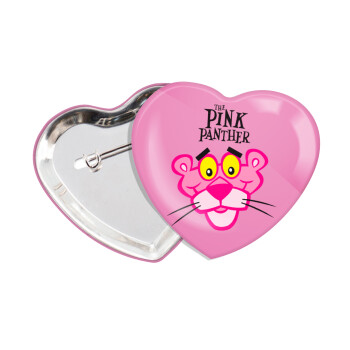 The pink panther, Κονκάρδα παραμάνα καρδιά (57x52mm)