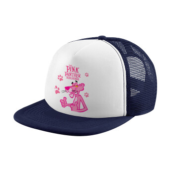 The pink panther, Καπέλο Ενηλίκων Soft Trucker με Δίχτυ Dark Blue/White (POLYESTER, ΕΝΗΛΙΚΩΝ, UNISEX, ONE SIZE)