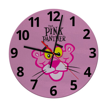 The pink panther, Ρολόι τοίχου γυάλινο (30cm)
