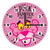 The pink panther, Ρολόι τοίχου ξύλινο (20cm)
