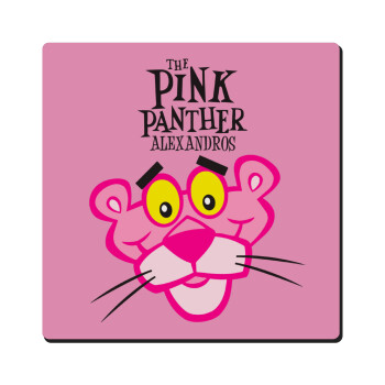 The pink panther, Τετράγωνο μαγνητάκι ξύλινο 6x6cm