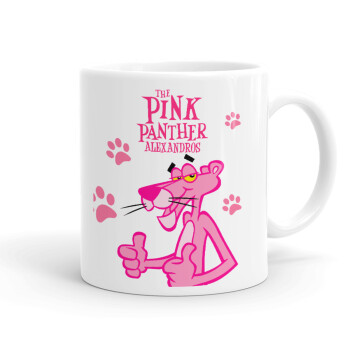 The pink panther, Ceramic coffee mug, 330ml