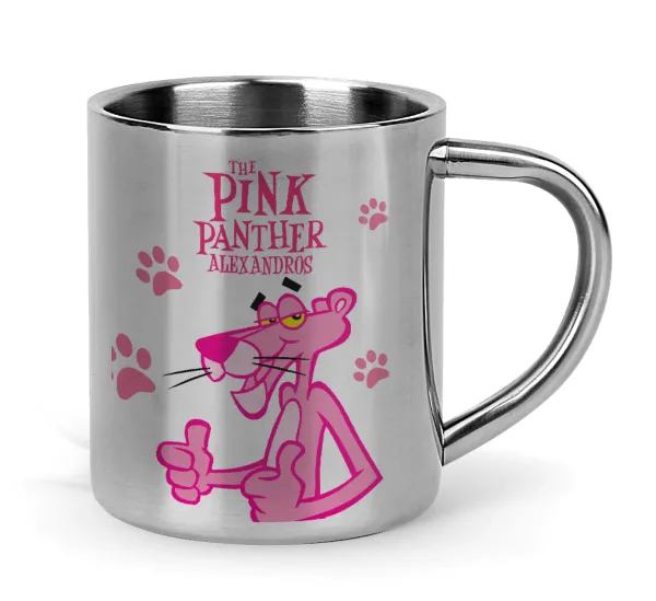 The pink panther — Mug Stainless steel double wall 300ml