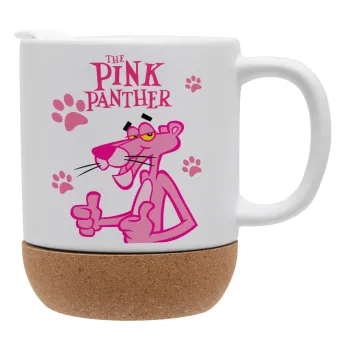 The pink panther, Ceramic coffee mug Cork (MAT), 330ml