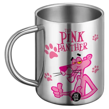 The pink panther, Ανοξείδωτη Μεταλλική Κούπα 450ml - Διπλού Τοιχώματος