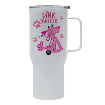 The pink panther, Mega Stainless steel Tumbler with lid, double wall 750L