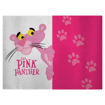The pink panther, Επιφάνεια κοπής γυάλινη (38x28cm)