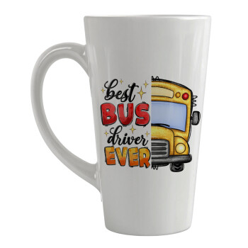 Best bus driver ever!, Κούπα κωνική Latte Μεγάλη, κεραμική, 450ml