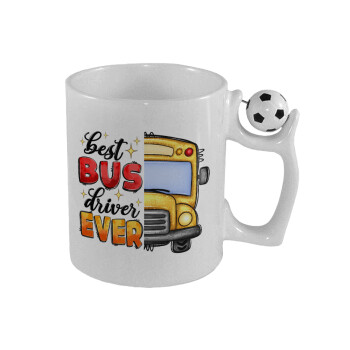 Best bus driver ever!, Κούπα με μπάλα ποδασφαίρου , 330ml