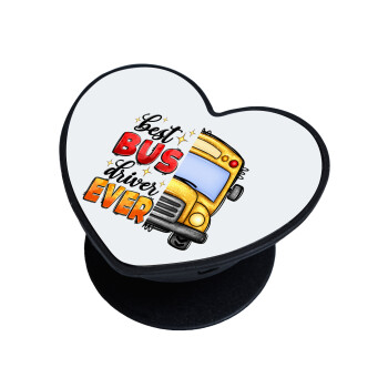 Best bus driver ever!, Phone Holders Stand  καρδιά Μαύρο Βάση Στήριξης Κινητού στο Χέρι
