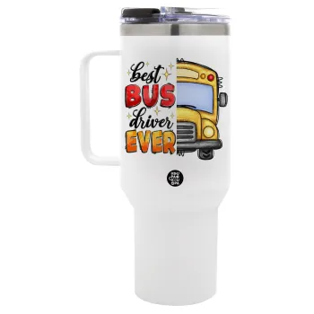 Best bus driver ever!, Mega Stainless steel Tumbler with lid, double wall 1,2L