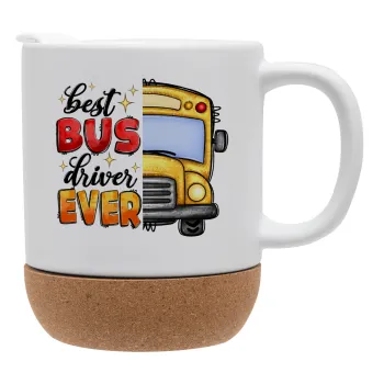 Best bus driver ever!, Ceramic coffee mug Cork (MAT), 330ml