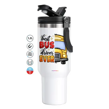 Best bus driver ever!, Mega Stainless steel Tumbler with lid, double wall 1,2L