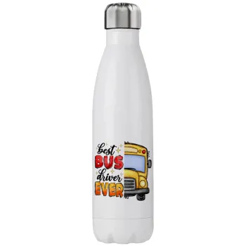 Best bus driver ever!, Stainless steel, double-walled, 750ml