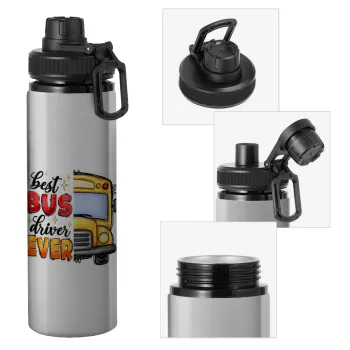 Best bus driver ever!, Metallic water bottle with safety cap, 850ml aluminum