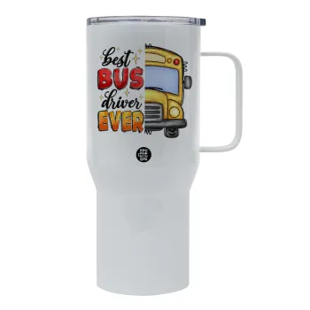 Best bus driver ever!, Tumbler με καπάκι, διπλού τοιχώματος (θερμό) 750L
