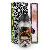 Πασχαλινή Λαμπάδα με παγούρι μεταλλικό Ασημένιο αλουμινίου (500ml) & κερί αρωματικό πλακέ (30cm) (ΡΟΖ)