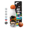 Bascetball Metal mug thermos, double wall, 550ml