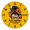 Wooden wall clock (20cm)
