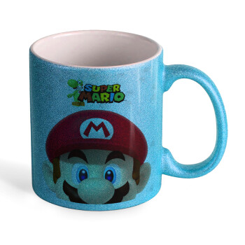 Super mario, Κούπα Σιέλ Glitter που γυαλίζει, κεραμική, 330ml