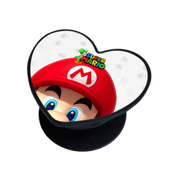 Super mario, Phone Holders Stand  καρδιά Μαύρο Βάση Στήριξης Κινητού στο Χέρι