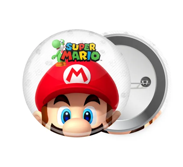 Super mario — Pin badge, 7.5cm