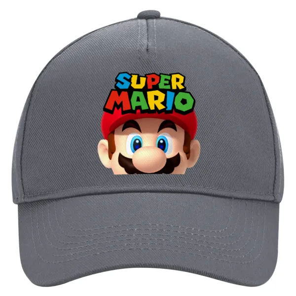 Super mario — Καπέλο Ενηλίκων Ultimate Γκρι, (100% ΒΑΜΒΑΚΕΡΟ DRILL, ΕΝΗΛΙΚΩΝ, UNISEX, ONE SIZE)