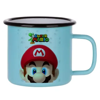 Super mario, Κούπα Μεταλλική εμαγιέ ΜΑΤ σιέλ 360ml
