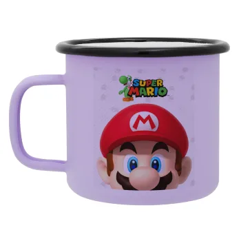 Super mario, Κούπα Μεταλλική εμαγιέ ΜΑΤ Light Pastel Purple 360ml