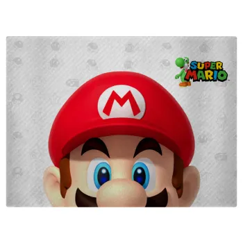 Super mario, Επιφάνεια κοπής γυάλινη (38x28cm)