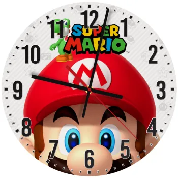 Super mario, Ρολόι τοίχου ξύλινο (30cm)