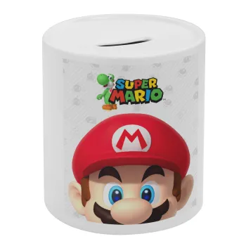 Super mario, Κουμπαράς πορσελάνης με τάπα