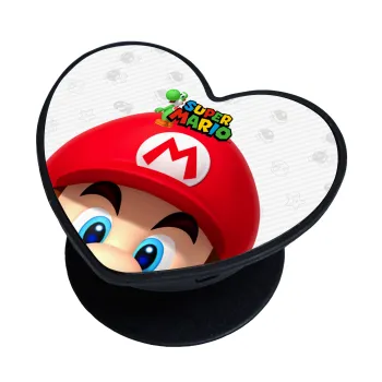 Super mario, Phone Holders Stand  καρδιά Μαύρο Βάση Στήριξης Κινητού στο Χέρι