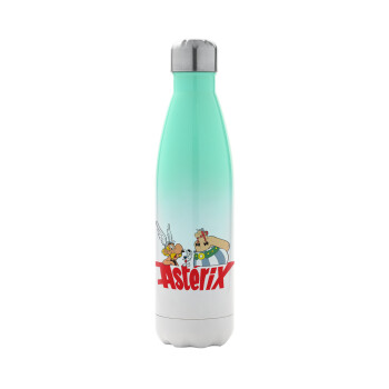 Asterix and Obelix, Metal mug thermos Green/White (Stainless steel), double wall, 500ml