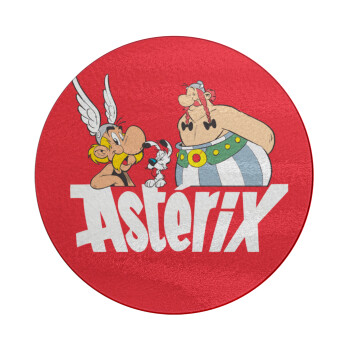 Asterix and Obelix, Επιφάνεια κοπής γυάλινη στρογγυλή (30cm)