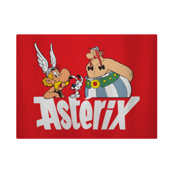 Asterix and Obelix, Επιφάνεια κοπής γυάλινη (38x28cm)