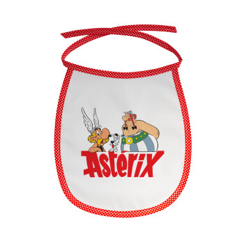 Asterix and Obelix, Σαλιάρα μωρού αλέκιαστη με κορδόνι Κόκκινη